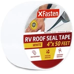 Xfasten Rv Repair Tape, White, 4-INCHES By 50-FOOT, Weatherproof Rubber Ro.... Fixed Price $33.16.