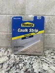 Homax 34030 White Mildew Resistant Tub And Floor Caulk Strip 1-1/4 In. 5 Ft.. Fixed Price $9.90.