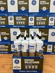 Ge 10.1 Oz. Black Exterior/interior Silicone 2-WINDOW Door Sealant (case Of 12). Fixed Price $47.99.