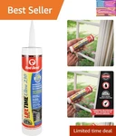 Lifetime Ultra Elastomeric Acrylic Latex Sealant, 10.1 Oz., Brown, Pack. Fixed Price $22.89.