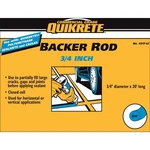 Quikrete 3/4 In. X Ft. Gray Backer Rod 691742 039645691755. Fixed Price $18.59.