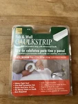 Myro White Tub & Wall Caulkstrip #15 Siliconized 7/8" X 11+ Feet. Fixed Price $8.99.