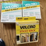 Velcro Brand Sticky-back Hook & Loop Fastener Tape Roll X 15' Half New. Fixed Price $49.99.