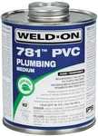 Weld-on 14006 781 Pvc Medium-bodied High-strength Plumbing Solvent Cement 32 Oz. Fixed Price $14.99.