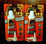 X 2.5 Oz Tubes Of Gorilla Heavy Duty White Construction Adhesive *paintable*. Fixed Price $14.97.