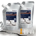 Concrete Crack Filler 2 Pcs Indoor & Outdoor, Waterproof Quick Drying Cement .... Fixed Price $39.83.