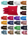 Set Of 8 Cornhole Bags Regulation Size - 23 Colors Filled With Tote. Fixed Price $25.85.