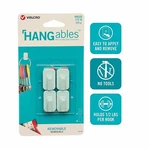 Velcro Brand Hangables Removavable Wall Hooks, Aqua, 4-PACKS. Fixed Price $6.45.