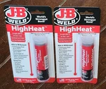 Lot Of J-b Weld High Heat: Temperature Resistant Epoxy Putty Oz Tubes #8297. Fixed Price $17.97.