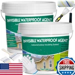 Qiveaory 2GAL/256FL.OZ Transparent Waterproof Coating Invisible. Fixed Price $121.87.