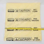 22 Pack Rubbermaid Commercial 4252 Yellow Caution Wet Floor Over-the-spill Pad. Fixed Price $24.49.