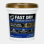 Dap Premium Spackling 1 Pt. Large Drywall Repairs Faster Won't Shrink. Fixed Price $17.08.