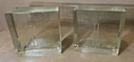Vintage Mcm Solid Clear Glass Blocks Bookends (blenko ?) Monogrammed "tl". Fixed Price $75.00.