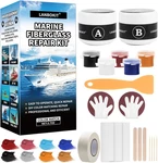 Marine Fiberglass Repair Kit For Boats, Gel Coat Epoxy .... Fixed Price $33.76.