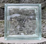Rare- Reclaimed Architectural Clear Glass BLOCK-8 X 4 Made In West Germany. Fixed Price $22.00.