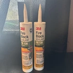2PK 3M 10.1OZ Gray Fire Block Specialty Sealant Fb 136 Versatile Draft Interior. Fixed Price $18.00.