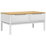 Coffee Table Storage Accent Home Living Room Furniture Solid Pine Wood Vidaxl. Fixed Price $165.99.