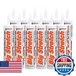 Sashco Big Stretch Acrylic Latex High Performance Caulking Sealant 10.5OZ Cartri. Fixed Price $129.01.