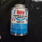 Oatey- 4 Oz. Medium Black Abs Cement New(lot Of 16). Fixed Price $75.00.