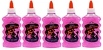 (5) Elmers Elmer's Washable Glitter Glue Pink. Fixed Price $19.90.
