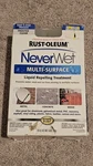 Rust-oleum Neverwet Multi-surface Liquid Repelling Treatment Kit 2-STEP 18OZ. Fixed Price $10.42.