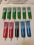 Wilton Sparkle Decorating Gel Lot Of 11 Tubes Green Red Black Blue 3.5 Oz Each. Fixed Price $60.00.
