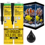 Stanley S420 Specialty Aquarium Silicone, 10.1OZ Pack - Black. Fixed Price $18.99.