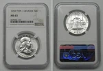 1959 Franklin Half Dollar 50C, Ngc MS63, Type Reverse #4122. Fixed Price $92.07.