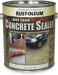 Rust-oleum Wet Look Concrete Sealer, 1-GALLON, Gloss Clear Finish. Fixed Price $24.99.