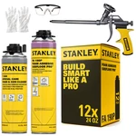 Stanley FA190P Subfloor Foam Adhesive Pro 24OZ 12PK - Gun Incl. 8" Nozzle. Fixed Price $169.99.