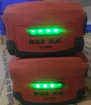 Hilti Cpc B22 2.6 Ah Li-ion Cordless Tool Batteries. Fixed Price $79.00.