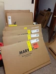 Replacement Windows, Marvin Wood Interior Alumnum Clad. Fixed Price $250.00.