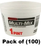 100 Leaktite 01M3500 Pint Multi-mix All Purpose Empty Paint Mixing Containers. Fixed Price $99.78.