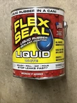 Flex Liquid, 1 Gallon, White, Rubber Coating Sealant. Fixed Price $89.99.