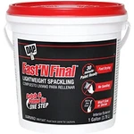 Dap 12143 Fast'n Final, 1GAL, White Lightweight Spackling,. Fixed Price $38.27.