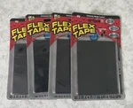 (4)FLEX Mini 3X4 Black Tape. 2 Sheets Each Pack. Fixed Price $24.99.