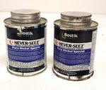 Bostik Never-seez NSBT-8N Pure Nickel Special 8OZ. Brush Top Can Lot Of 2. Fixed Price $34.99.