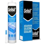 Selsil Aquarium Silicone Clear Sealant - High Elasticity, Safe For Fish,. Fixed Price $24.99.