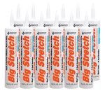 Sashco Big Stretch Acrylic Latex Caulking Sealant, 10.5 Oz Cartridge(pack Of 12. Fixed Price $80.63.
