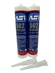 Lot Of Asi 502 Clear Food Grade 100% Rtv Silicone Sealant - 10.2 Oz Cartridge. Fixed Price $28.99.