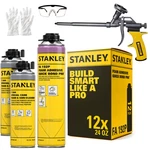 Stanley FA192P Quick Bond Pro Construction Gun Foam Adhesive 12 Pack - Set. Fixed Price $159.99.
