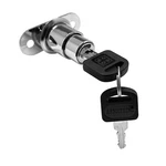 Crl Nickel Plated Keyed Alike Track Plunger Lock For Showcase Sliding Doors. Fixed Price $9.54.
