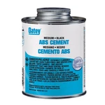 Oatey 30892 Medium Black Abs Cement 16 Oz. With Applicator Lid. Fixed Price $17.89.