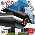 Vlt 5% 16.4" X 20" 5FT Office Home Car Private Glass Uncut Roll Tint Window Film. Fixed Price $18.39.