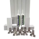 Provantage Installation Kit 8"X8"X3" Thick Silicone System Glass 20 Block. Fixed Price $211.61.