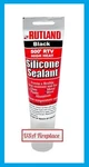Rutland 500 Degree High Heat Black Silicone Sealant 2.7 Oz. Free Usa Ship! #76A. Fixed Price $15.99.
