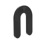 Black 1/4" X 2-5/16" 3" Horseshoe Shims 100. Fixed Price $20.00.