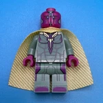 Lego Marvel Super Heroes Vision Minifigure 76032 Azure Blue Dot. Fixed Price $35.95.