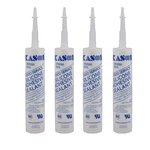 Kason 3700 Series Rubbaseal Silicone Sealant, Pack Of 4, Aluminum 10.3 Oz. Tu.... Fixed Price $108.43.