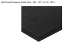 Usa Sealing High Strength Neoprene Rubber Strip - 60A 1/8" X 4" W 10FT.. Fixed Price $13.49.